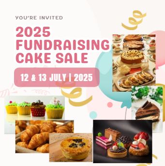 Fundraising Cake Sale 12 & 13 July 2025