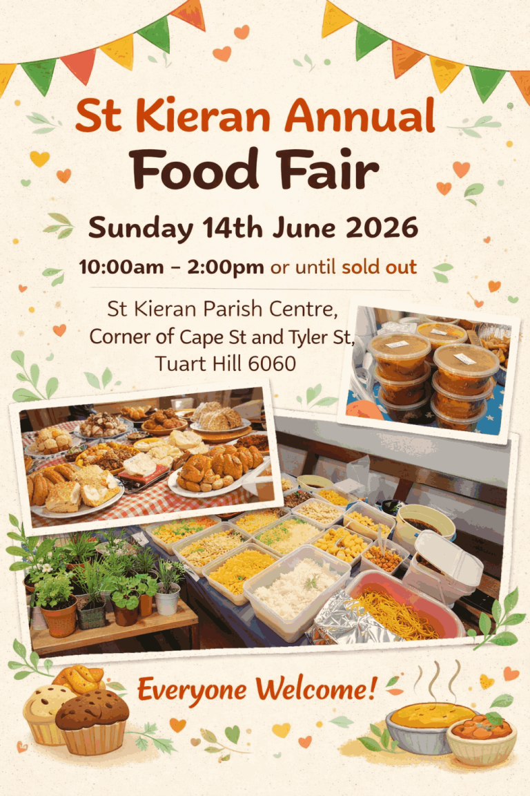 St Kieran Annual Food Fair 14 June 2026