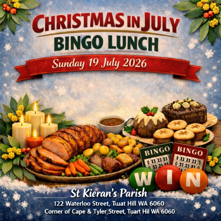 Christmas in July Bingo Lunch – 19 July 2026